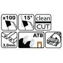 Tarcza widiowa do drewna 305x30 100z TDD-305x30x100Z