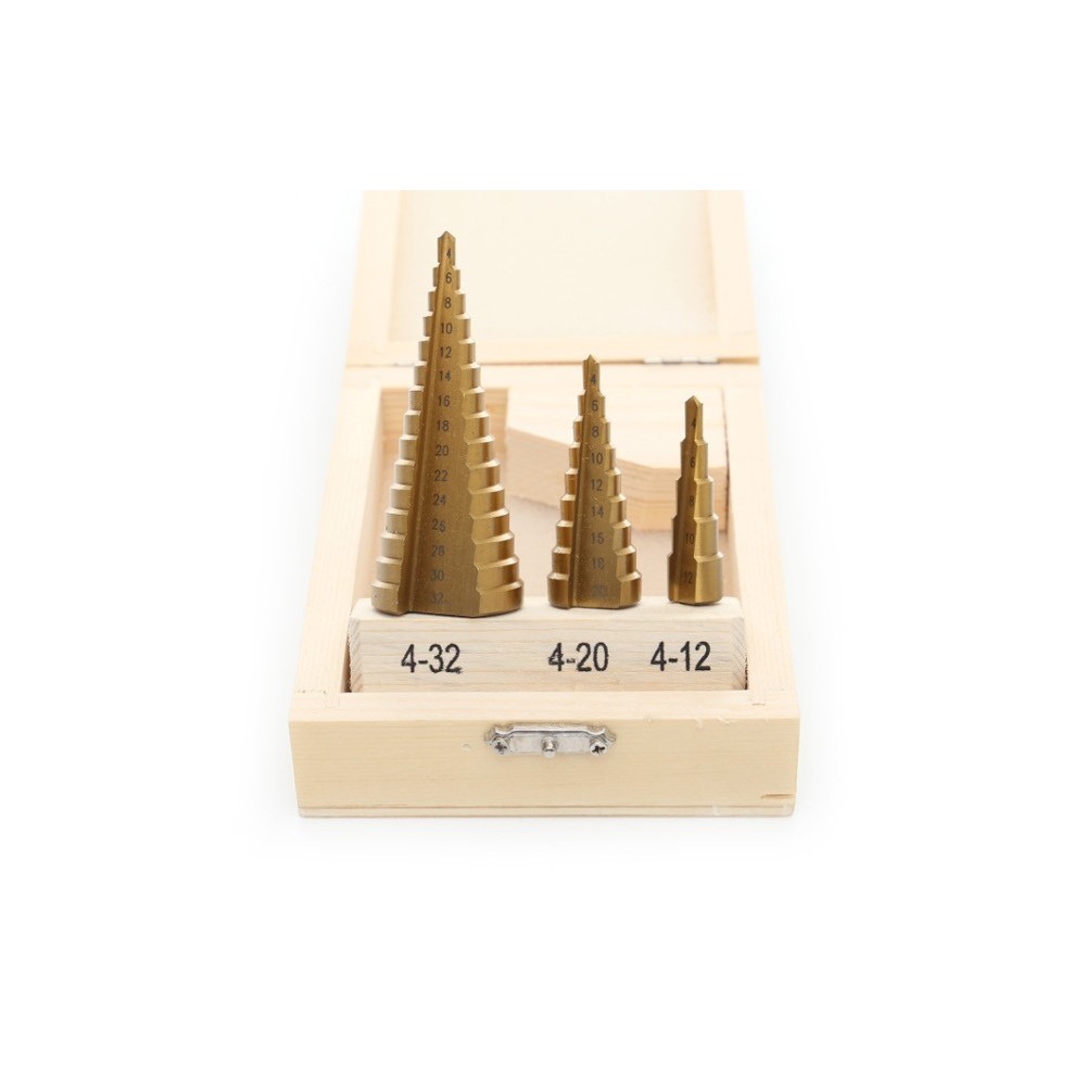 Wiertła stopniowe 4-32mm 3szt. KD10244
