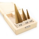 Wiertła stopniowe 4-32mm 3szt. KD10244