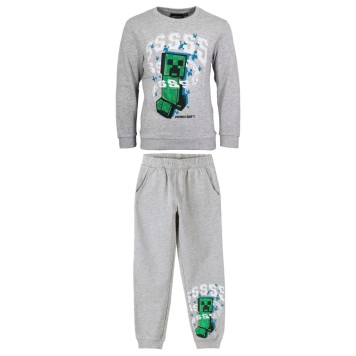 Minecraft Grey children's tracksuit, jogging set 6 - 12 years / 116 - 152 cm
