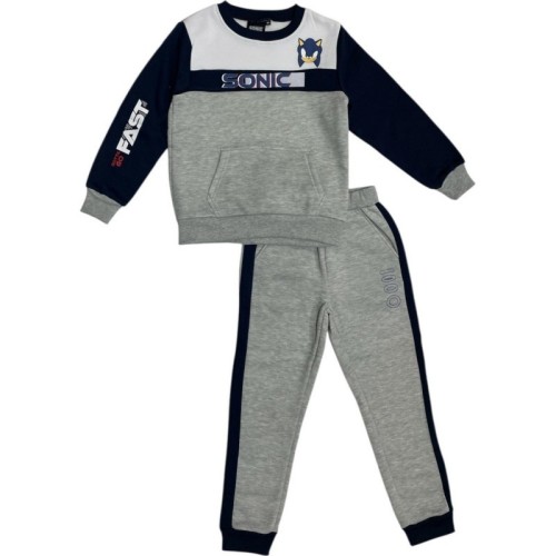 Paw Patrol Grey Sonic the Hedgehog kids tracksuit, jogging set 2 - 8 years / 92 - 128 cm