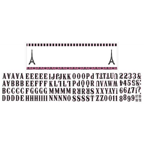 Cities Eiffel A Day In Paris giant customizable wall decoration 165 cm