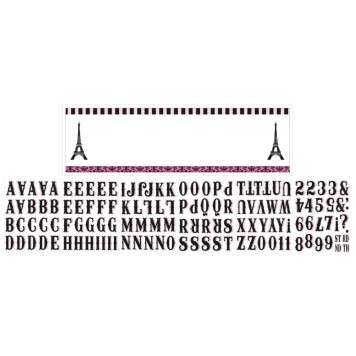 Cities Eiffel A Day In Paris giant customizable wall decoration 165 cm