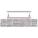 Cities Eiffel A Day In Paris giant customizable wall decoration 165 cm