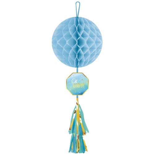 Baby Boy Hanging Decoration with Tassel