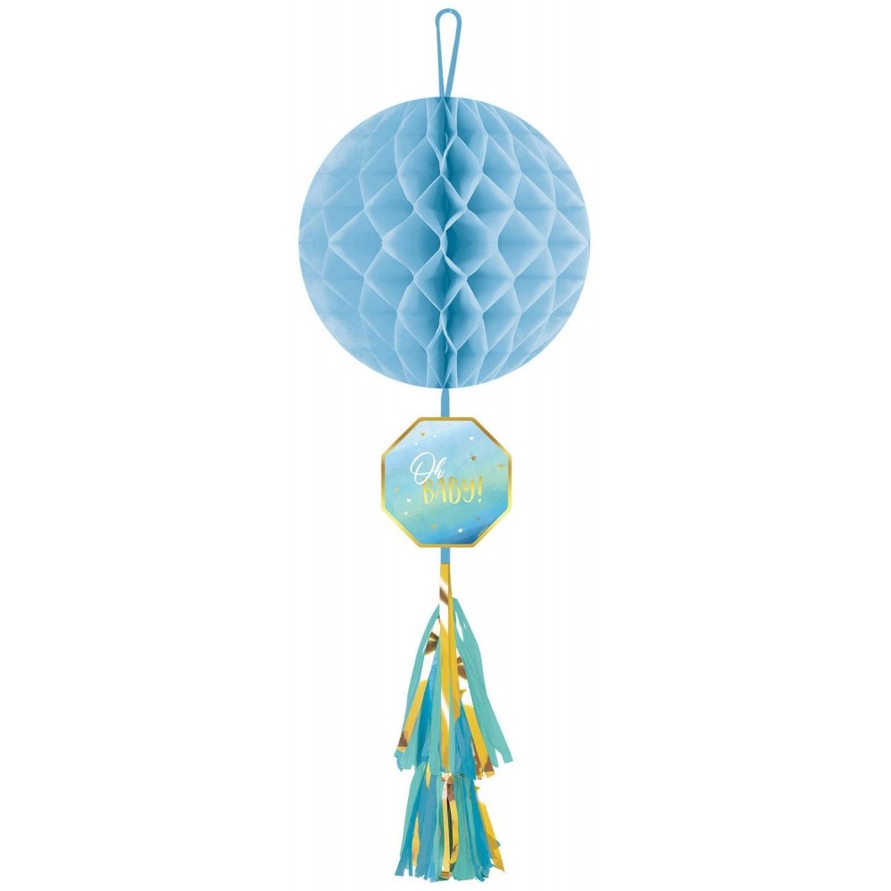 Baby Boy Hanging Decoration with Tassel