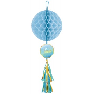 Baby Boy Hanging Decoration with Tassel