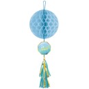 Baby Boy Hanging Decoration with Tassel