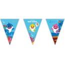 Baby Shark Fun in the Sun flag garland