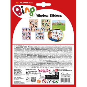 Bing Fun window sticker set
