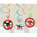 Bing Red ribbon decoration 6-piece set