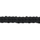 Colour Black, Black paper garland 365 cm