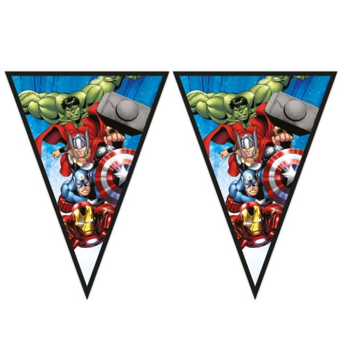 Avengers Evergreen flag bunting FSC 2.3 m