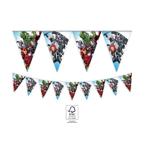 Avengers Infinity Stones flag garland FSC 2.3 m