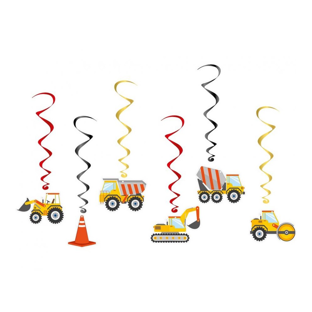 Construction Construction, decoration ribbon 6-piece set