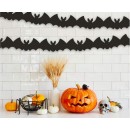 Halloween Bat Black paper garland 300 cm