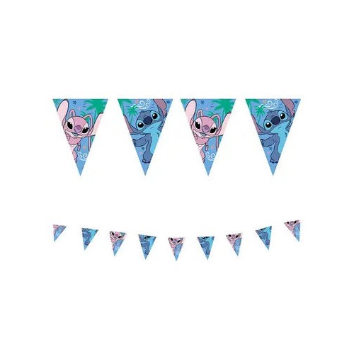 Disney Lilo and Stitch Angel flag garland FSC 2.3 m