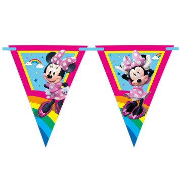 Disney Minnie  Makes Me Smile Flag Garland FSC 2.3 m