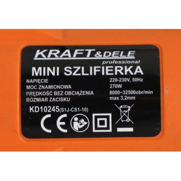 Mini szlifierka 270W KD10245 235elem.