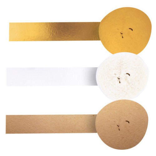 Wedding i crepe paper 3 pcs