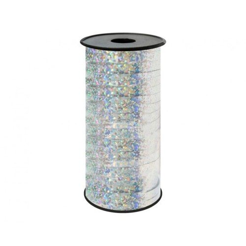Colour Holographic Silver tying ribbon 92 m