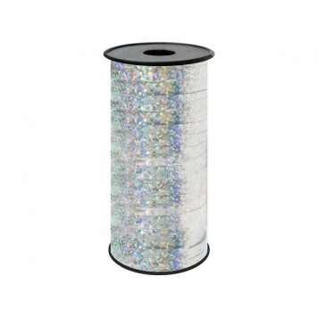 Colour Holographic Silver tying ribbon 92 m