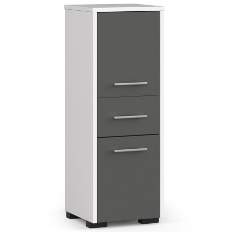Meuble de salle de bain 30x85x30cm Gris