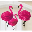 Flamingo Hanging decoration set of 3