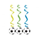 Football Football, ribbon decoration set of 3