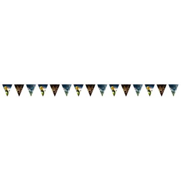 Football Kick It paper flag garland 400 cm