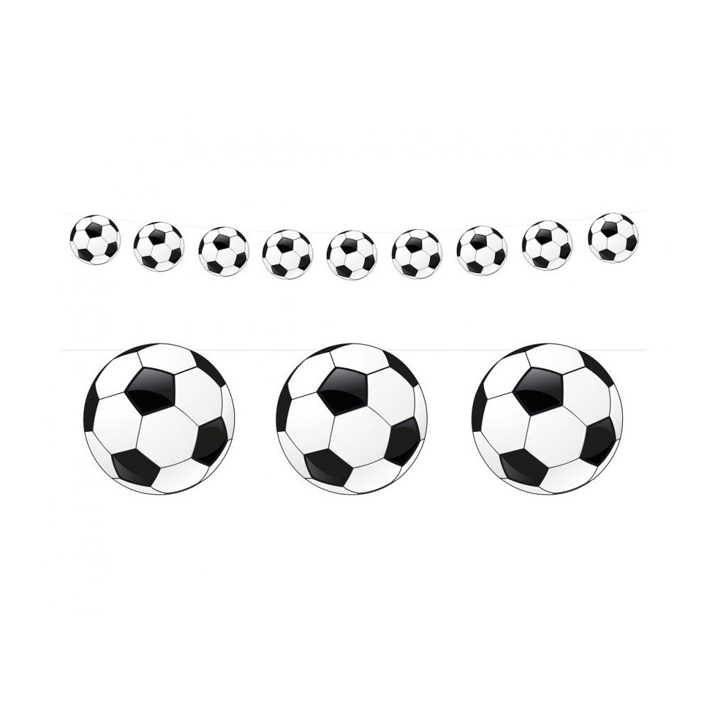 Football Football paper garland 200 cm