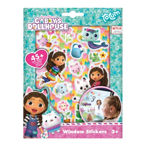 Gabby's Dollhouse Sprinkle Party window sticker set