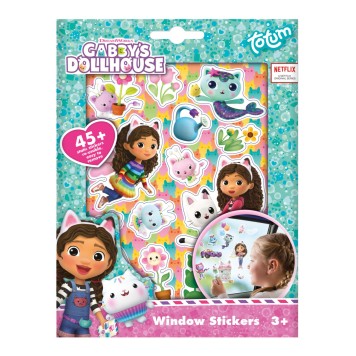 Gabby's Dollhouse Sprinkle Party window sticker set