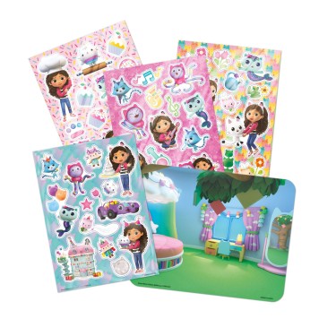 Gabby's Dollhouse Sprinkle Party window sticker set