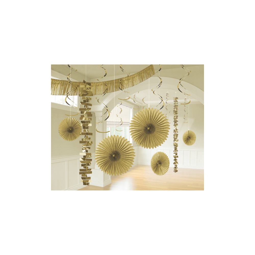 Colour Gold, Gold decoration set 18 pieces