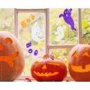 Halloween Boo gel window sticker set
