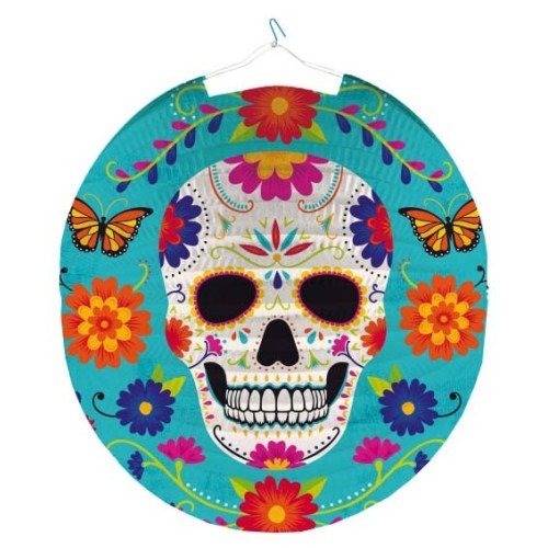 Halloween Day of the Dead lantern 25 cm