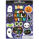 Halloween Friends window sticker set of 17 pieces
