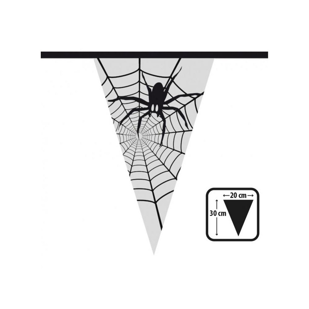Halloween Spider  banner garland 600 cm