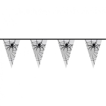 Halloween Spider  banner garland 600 cm