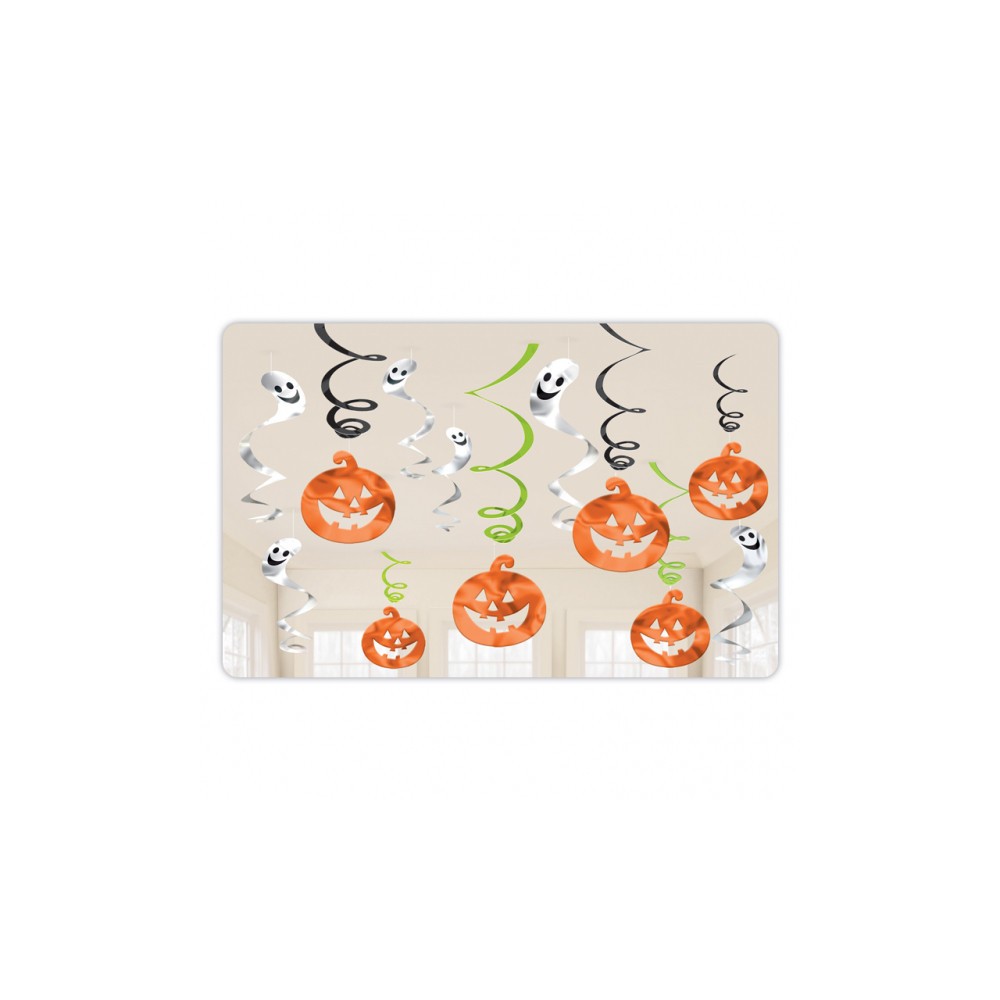 Halloween Ribbon Decoration Set, 12 pieces