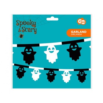 Halloween Ghost, Ghost paper garland 360 cm