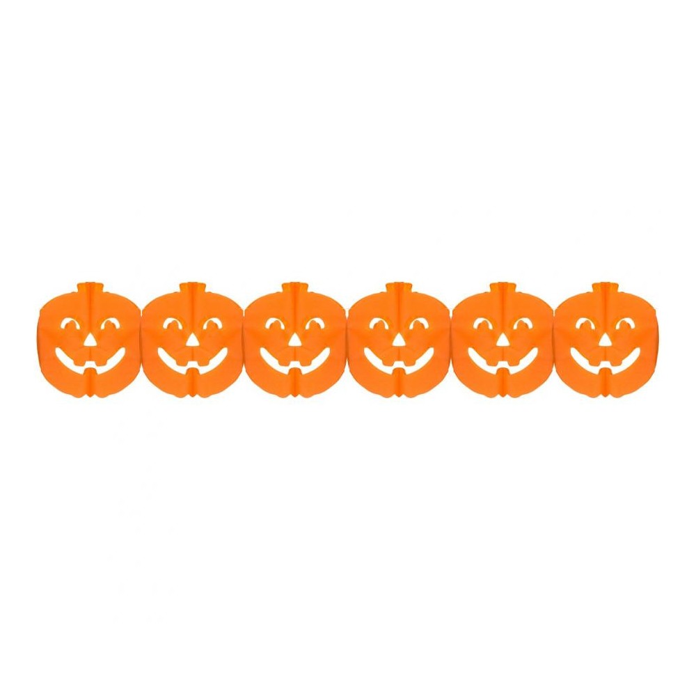 Halloween Halloween Pumpkin paper garland 300 cm