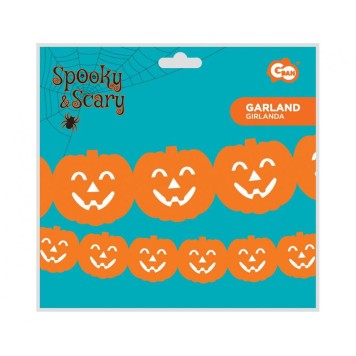 Halloween Halloween Pumpkin paper garland 300 cm