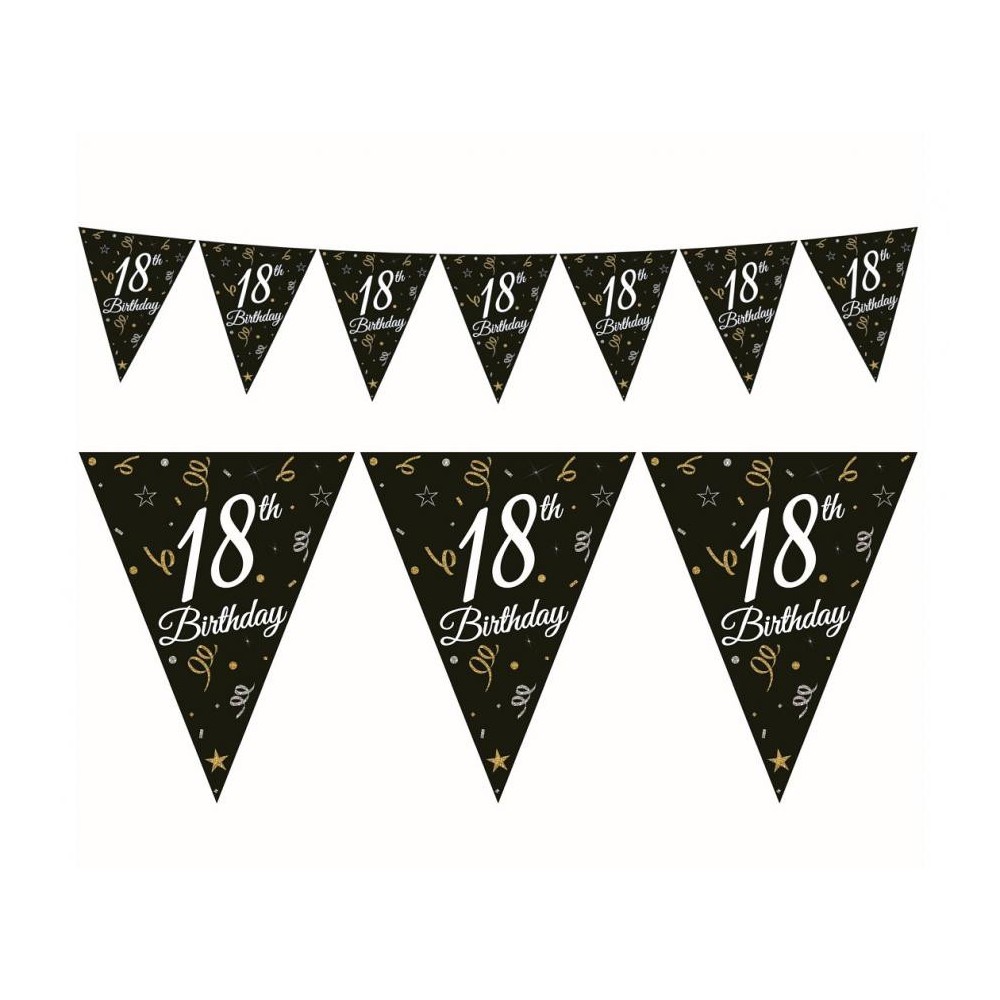 Happy Birthday B&C Happy Birthday 18 Banner 270 cm