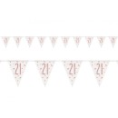 Happy Birthday Holographic Happy Birthday 21 Bunting 274 cm