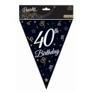 Happy Birthday B&C Happy Birthday 40 Banner 270 cm