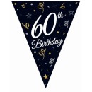 Happy Birthday B&C Happy Birthday 60 Flag Garland 270 cm