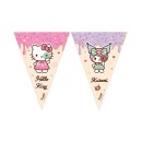 Hello Kitty Kuromi flag garland FSC 2.3 m
