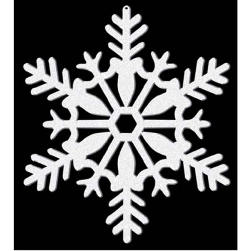 Christmas Snowflake Hanging Decoration, Set of 4
